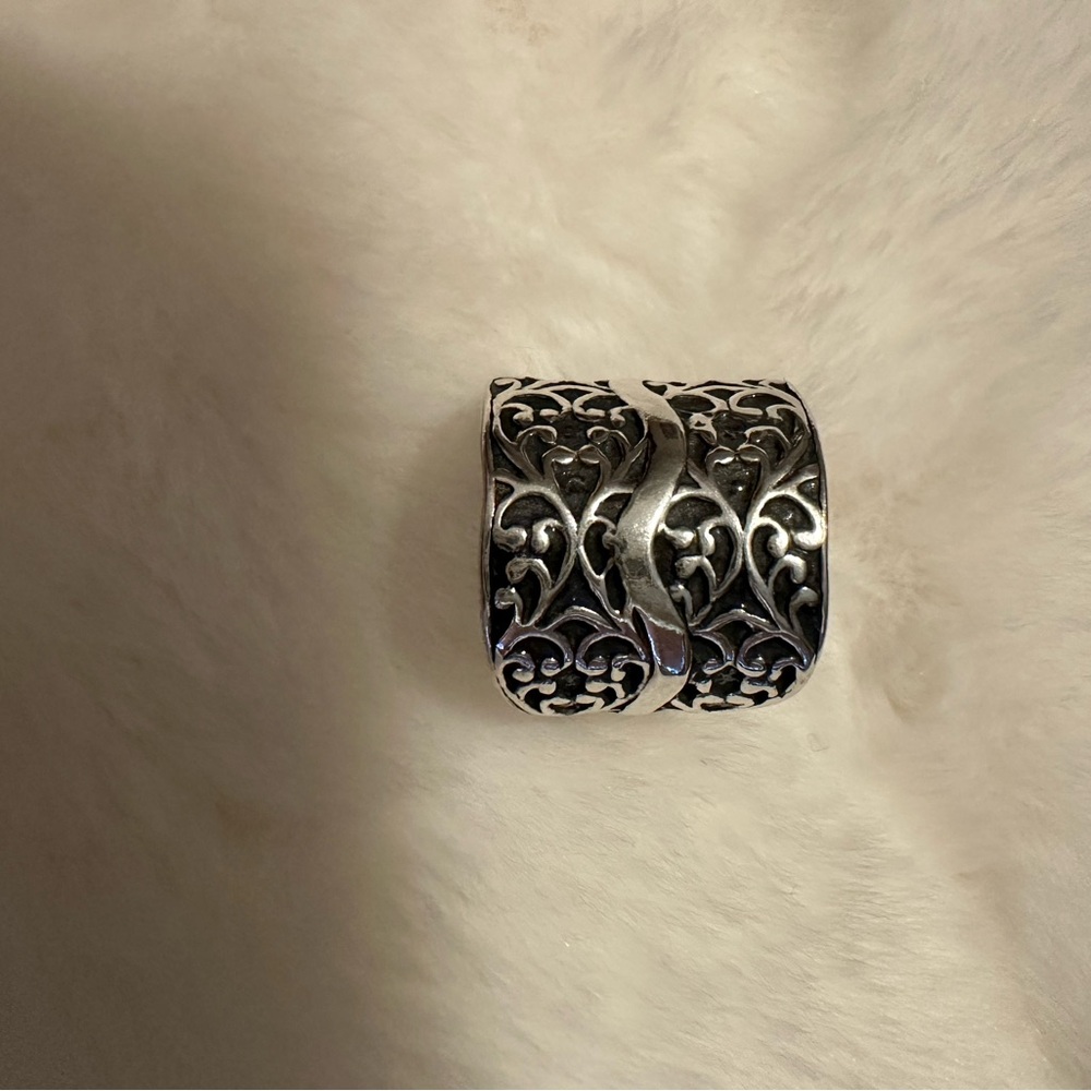 Silpada Sterling Silver Filigree Scroll
Vine Cuff Ring Size 7